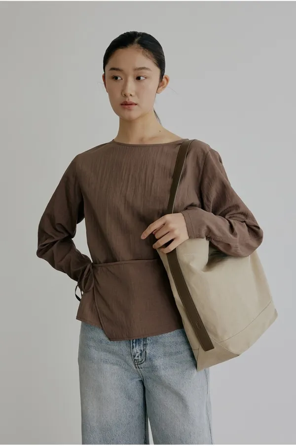 제인 캔버스 버킷백_BEIGE
