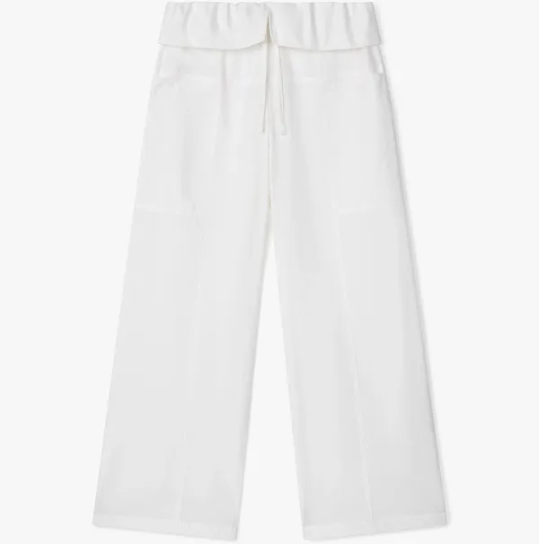 Fold String Pants_Off White