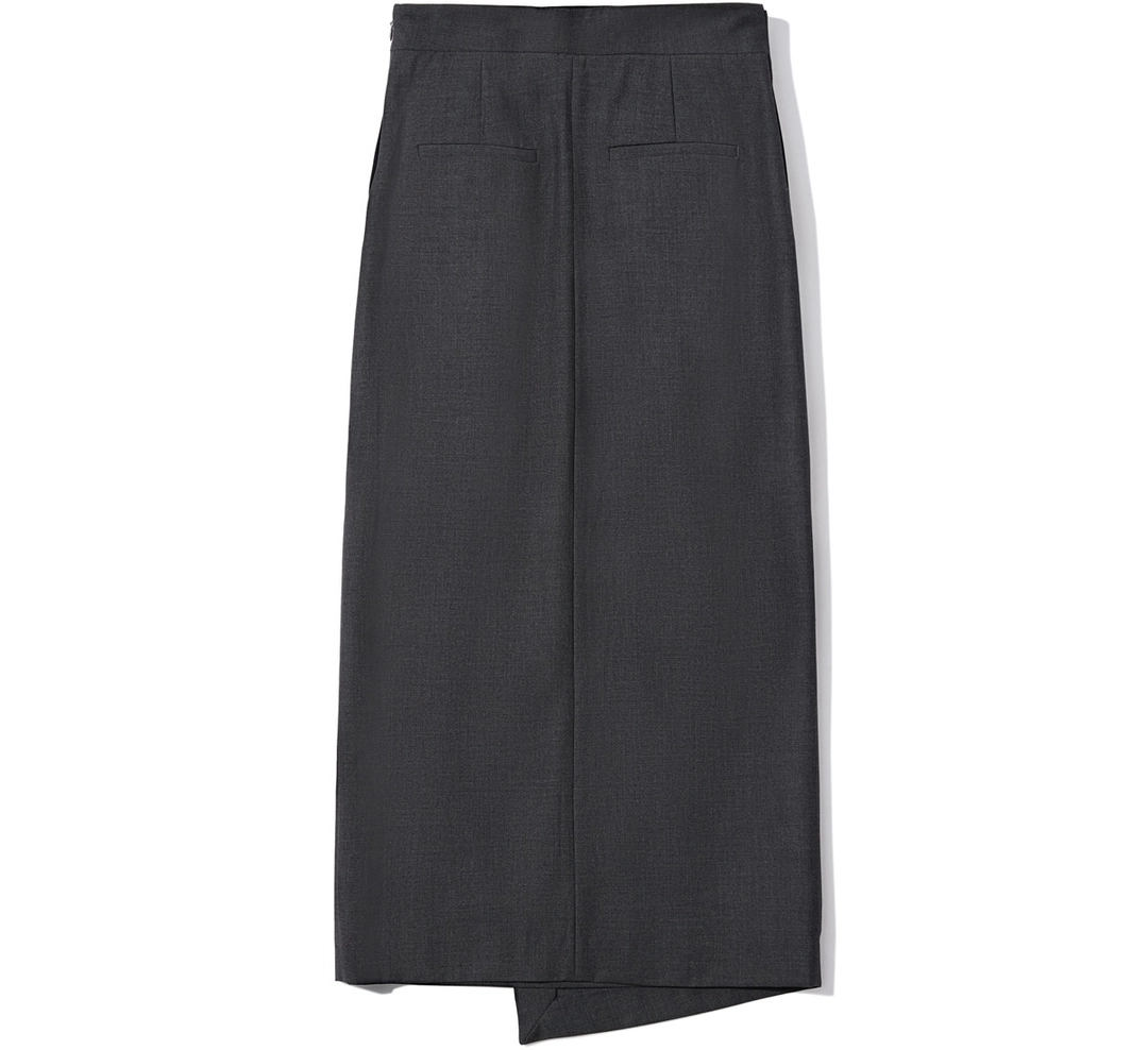 메종드이네스 (SET-UP) TAILORED WRAP MIDI SKIRT 상품 이미지 3