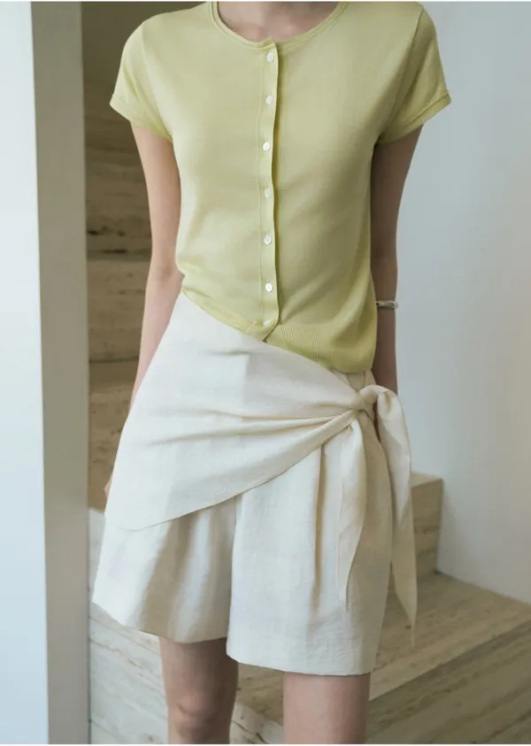 SIPT7195 라운지 소프트 쇼츠_Light beige
