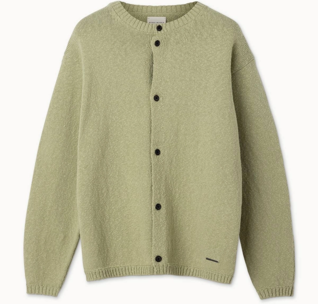 부디무드라 Round cardigan (Unisex)_Winter Pear 상품 이미지 1