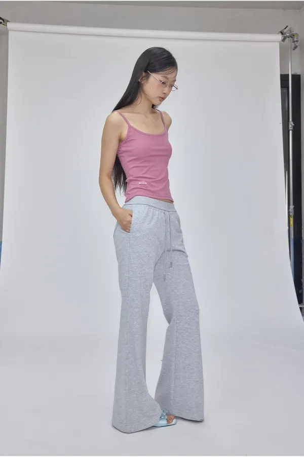 R BOOTSCUT SWEAT PANTS GREY