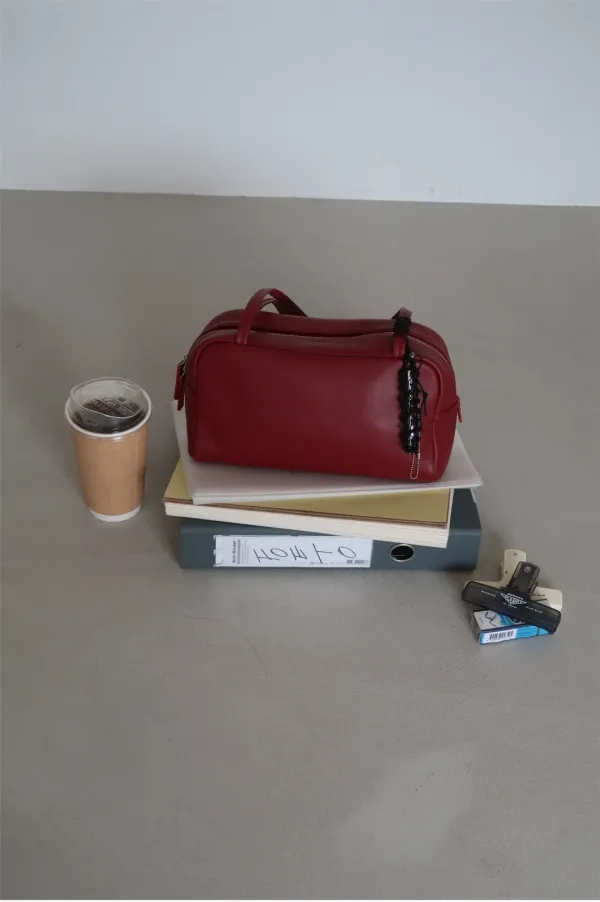 Agnes tote bag - red