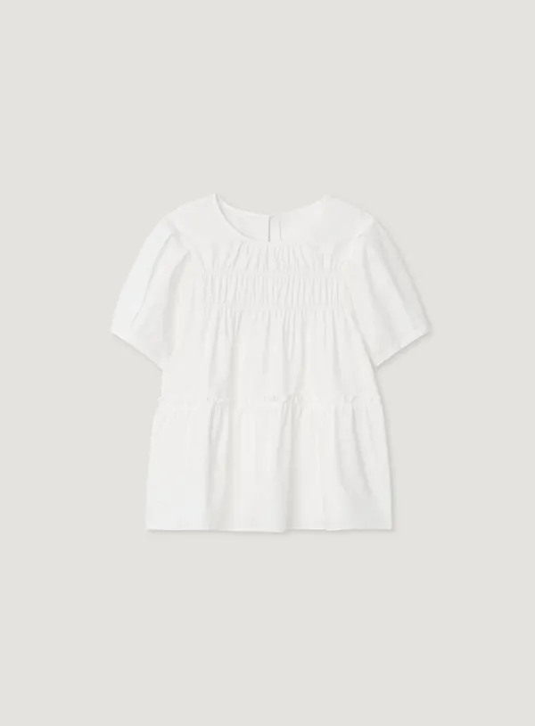 CHELLO COTTON BLOUSE_IVORY