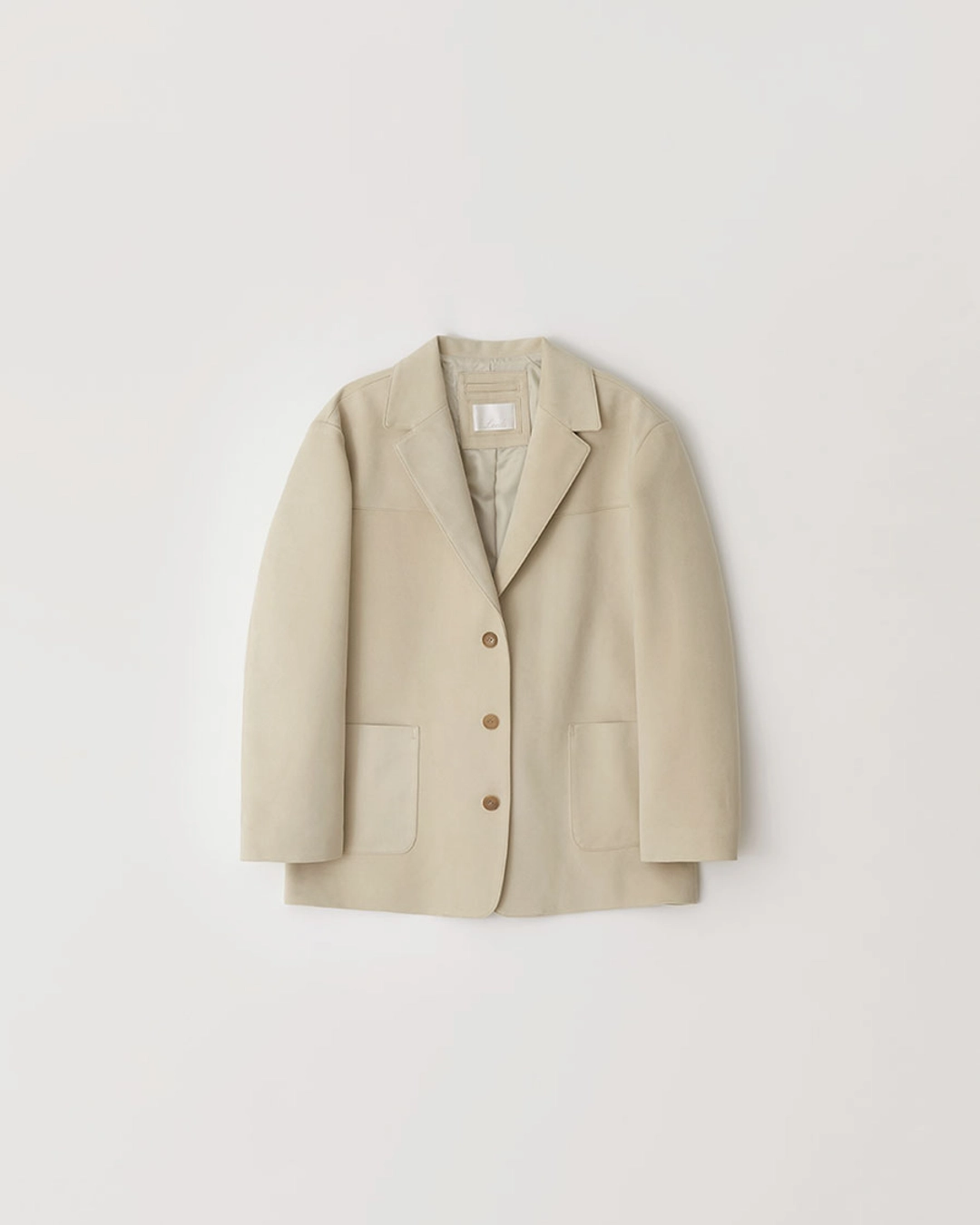 Butter suede single jacket