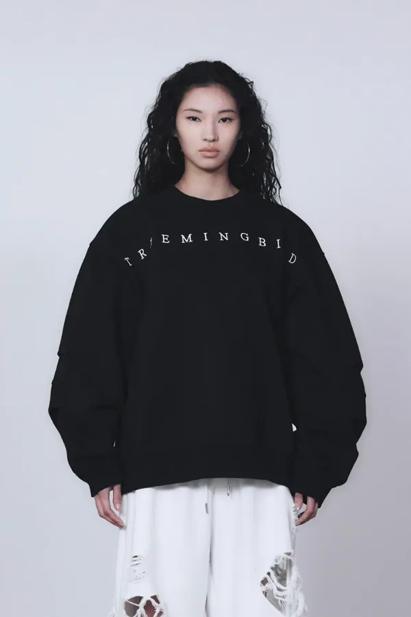 Horizon Logo Sweat Shirt [ Black ]