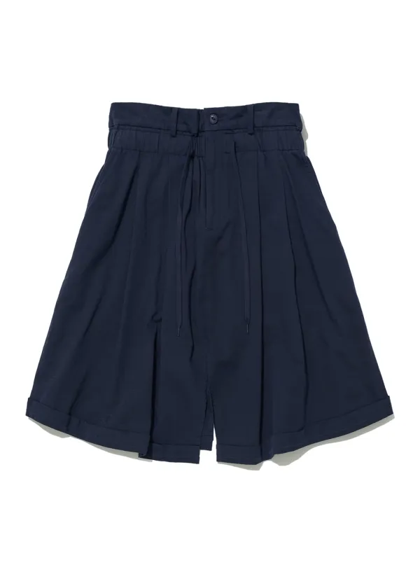 [WOMEN] FOLD-OVER WAIST MIDI SKIRT_NAVY