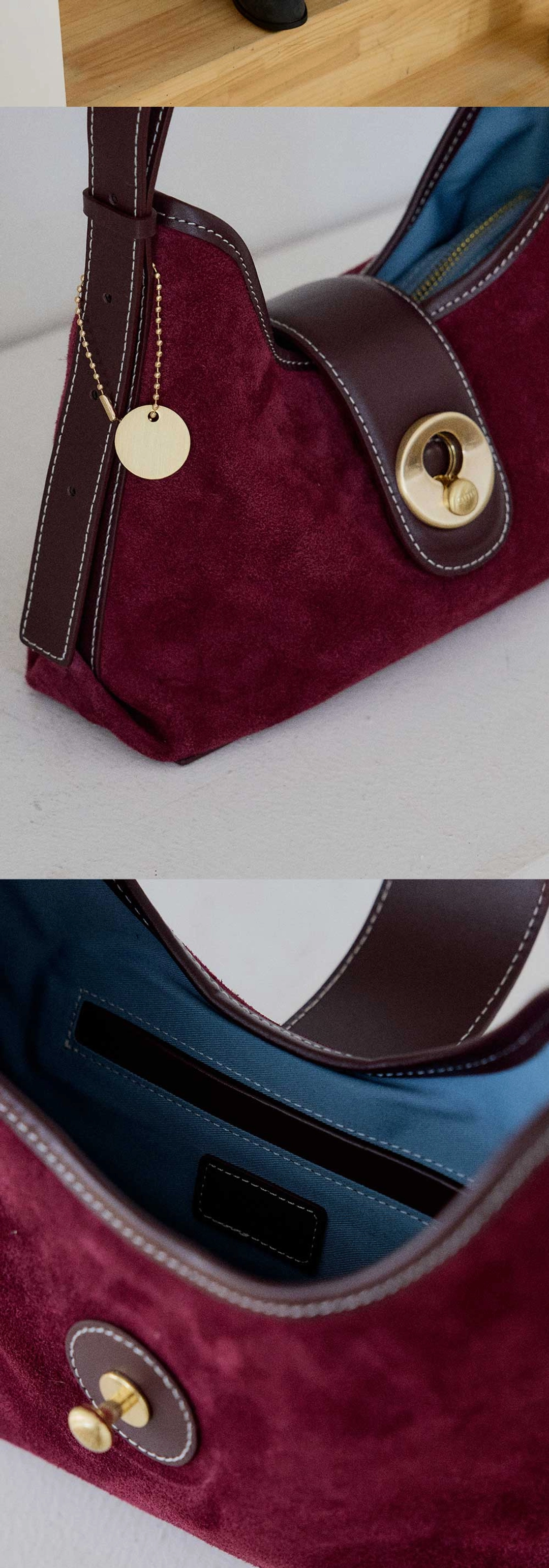 옴니포턴트 momentum tote bag(small) _Suede Plum 상품 이미지 2
