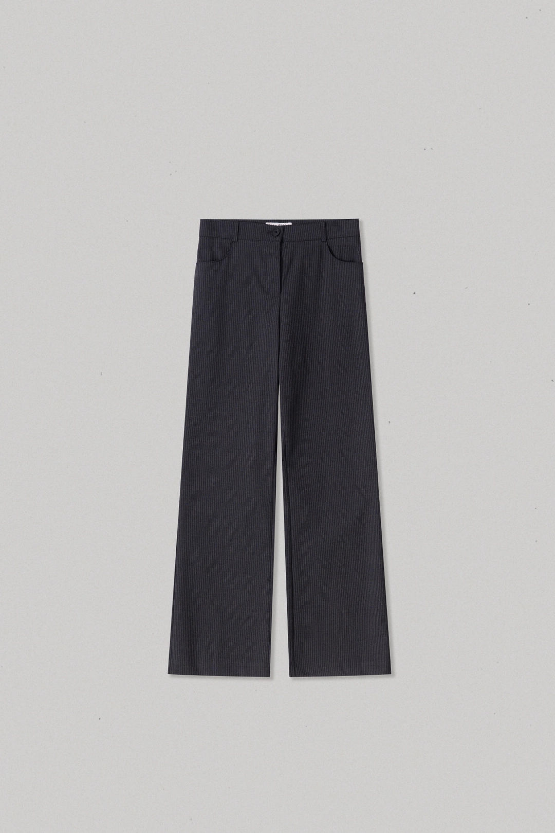 스앨더 30156_Pinstripe Semi-Bootcut Trousers 상품 이미지 1