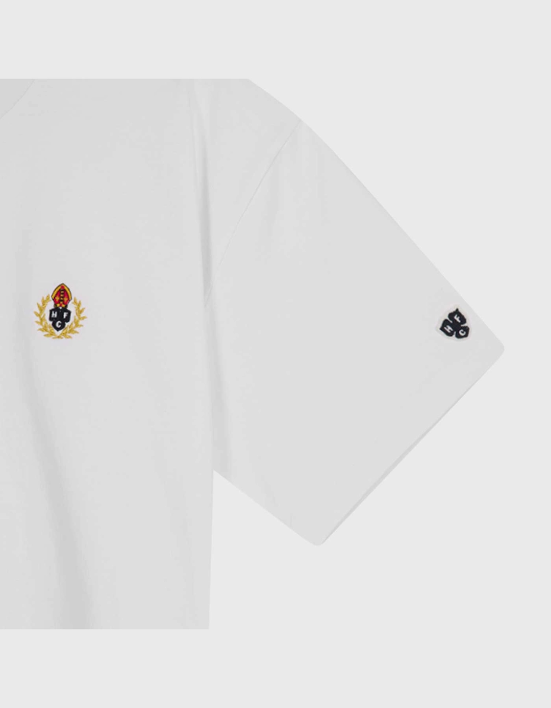 헤리티지플로스 CREST 20S COMPACT YARN T-SHIRT / White 상품 이미지 3