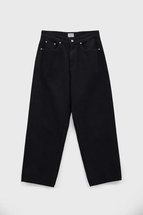 Tapered Denim Pants