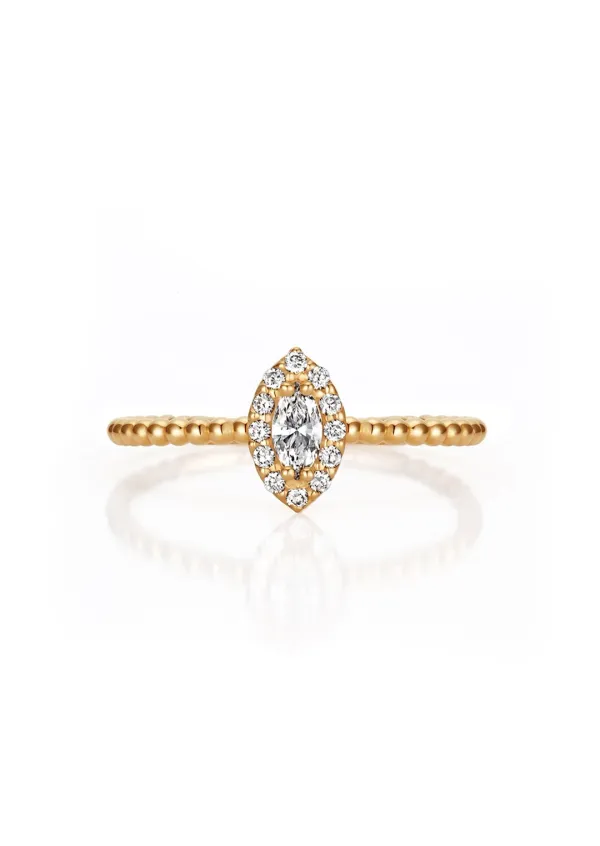 [G] 0.1CT Marquise Dia R