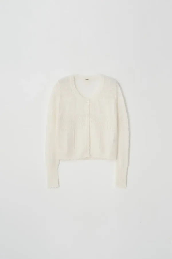 juli alpaca cardigan (ivory)