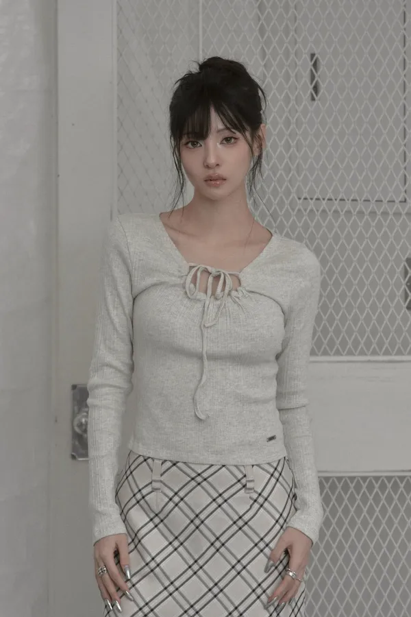 Drawstring Top (beige)