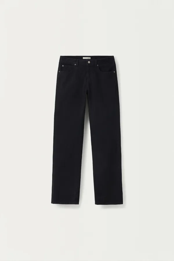 Nils straight jeans (Black, W)