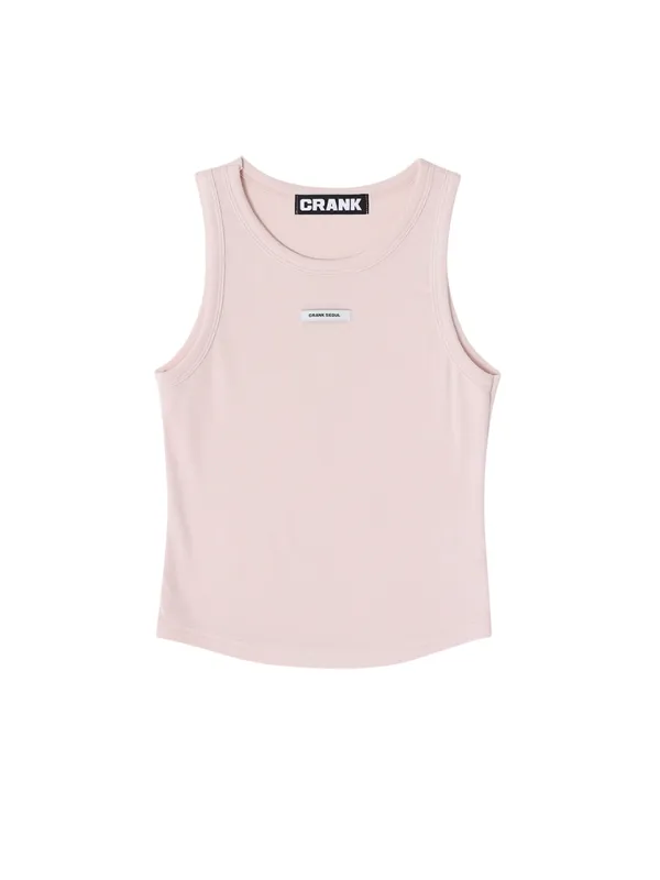 [Last one] CREW NECK SLEEVELESS TOP_PINK