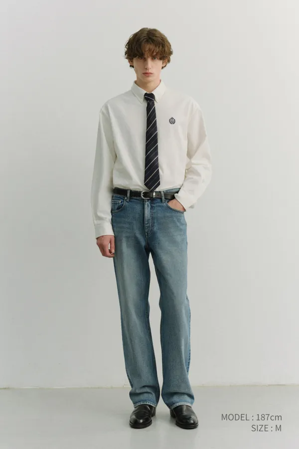 LOW RISE LOOSE JEANS CLASSIC BLUE_UDPA6A309B2