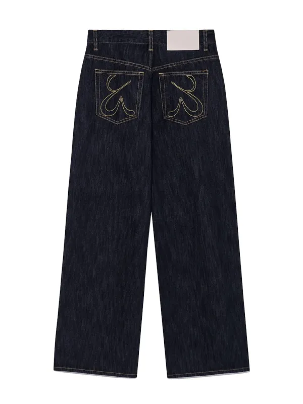 [3rd] THE HANNAH JEANS (DEEP BLUE)