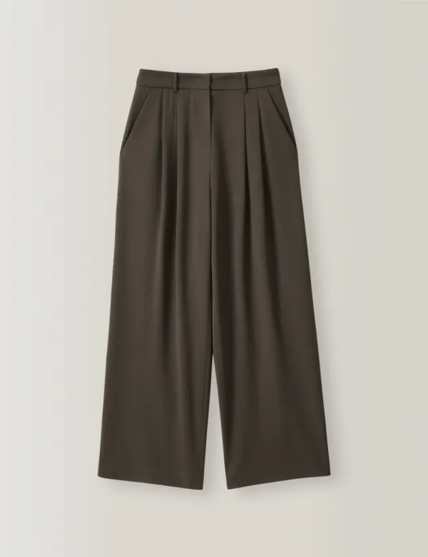 Wane Wide Pants (Brown)