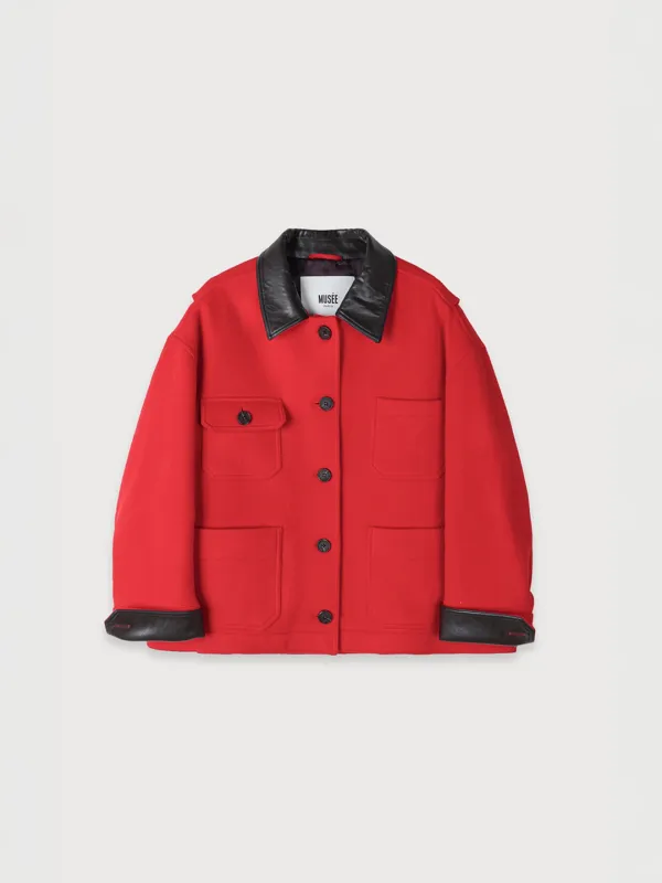 FALLET Oversize Work Jacket_Red