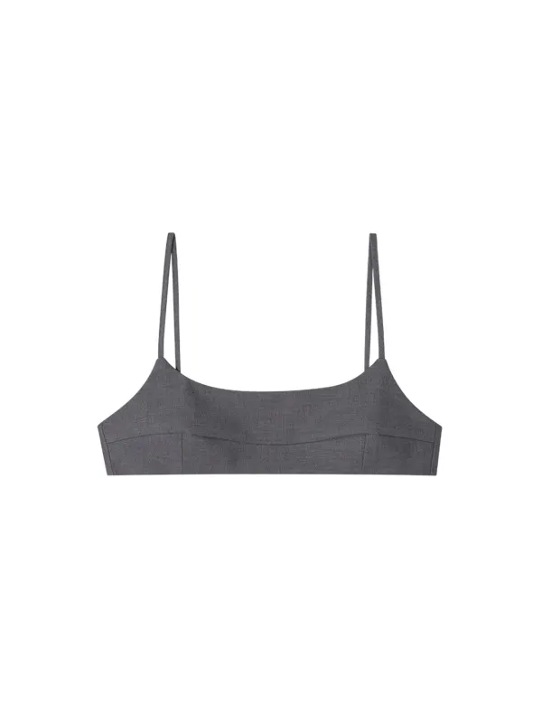 MICRO BUSTIER_GREY