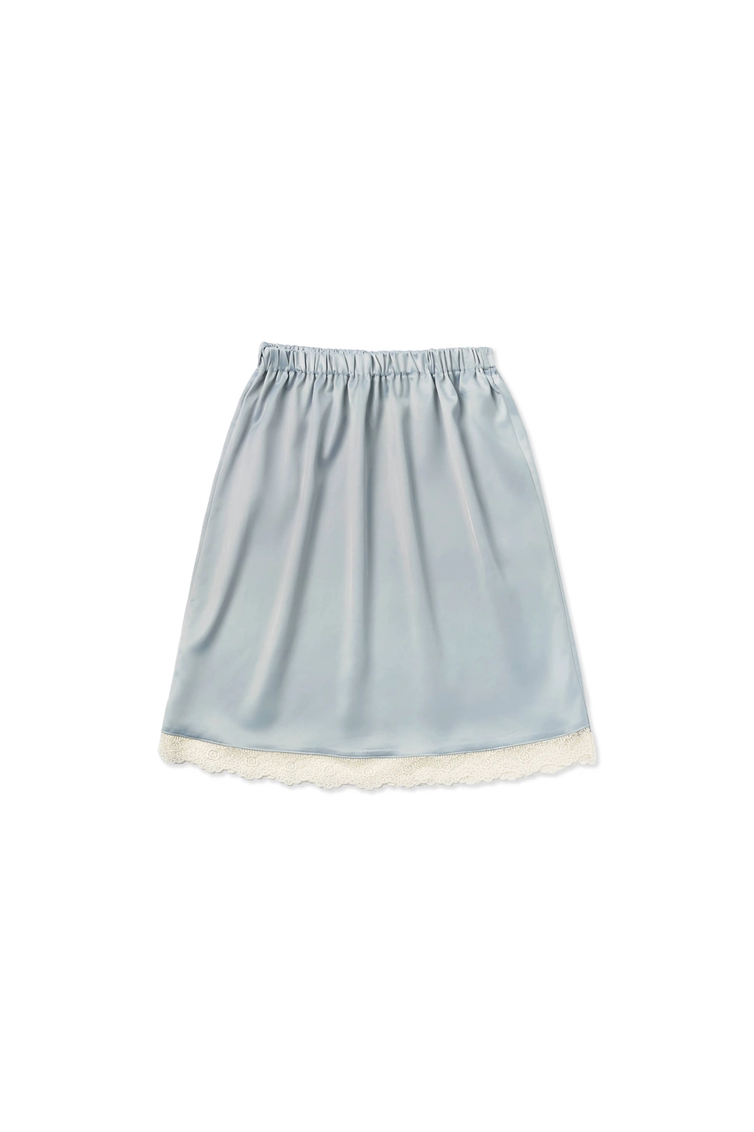 위드아웃썸머 Slip satin midi skirt_skyblue 상품 이미지 2