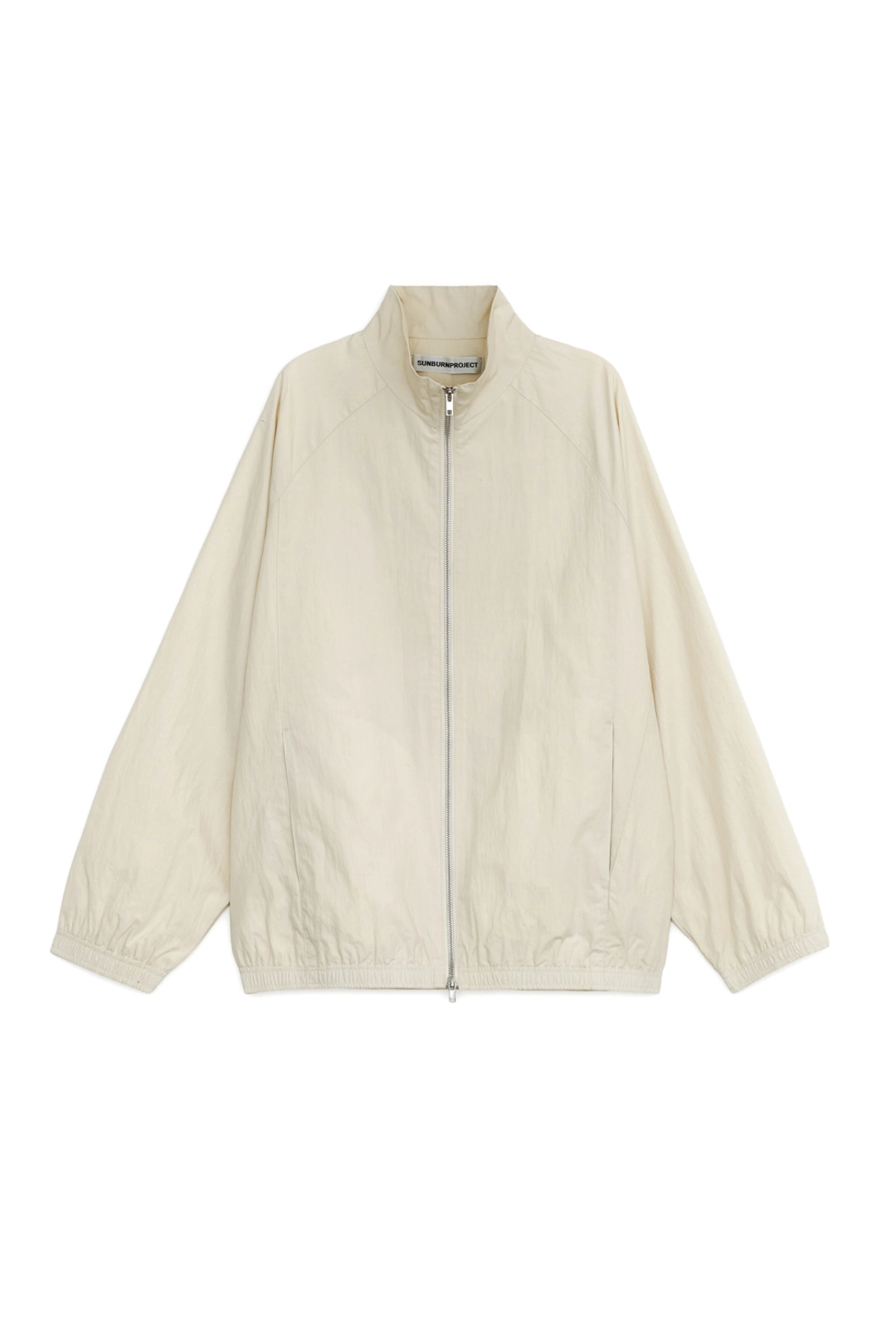 썬번프로젝트 HIGH NECK OVER FIT WIND JUMPER, IVORY 상품 이미지 1