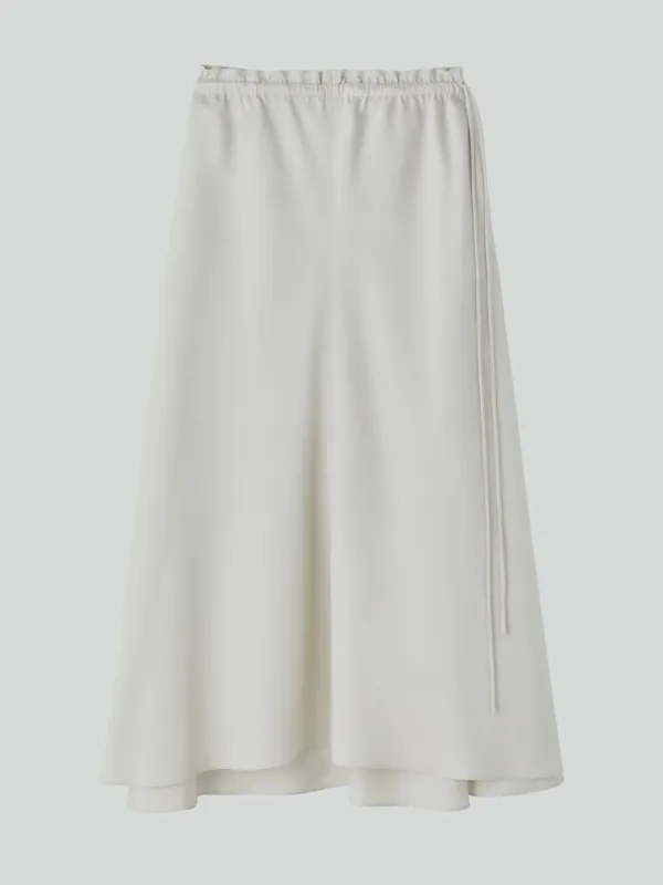FLUID LONG SKIRT (ECRU)