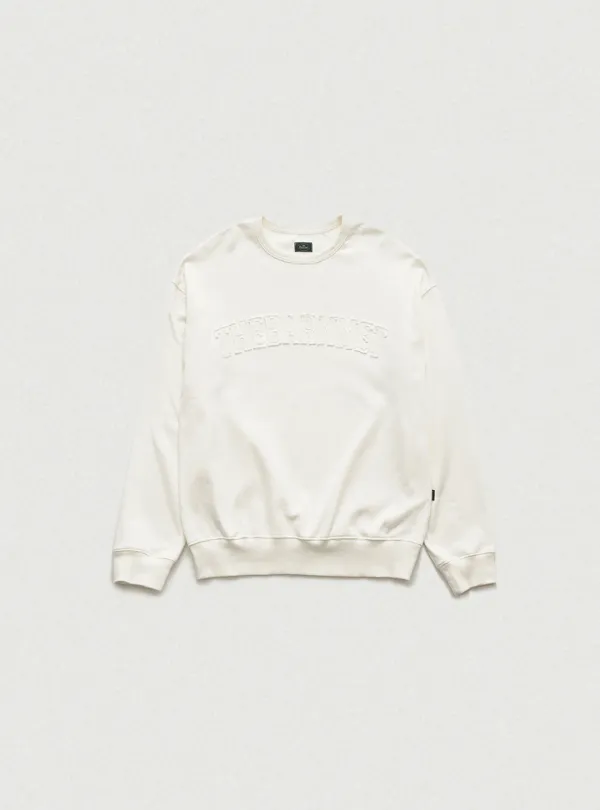 Oversized Crest Logo Sweat Shirt