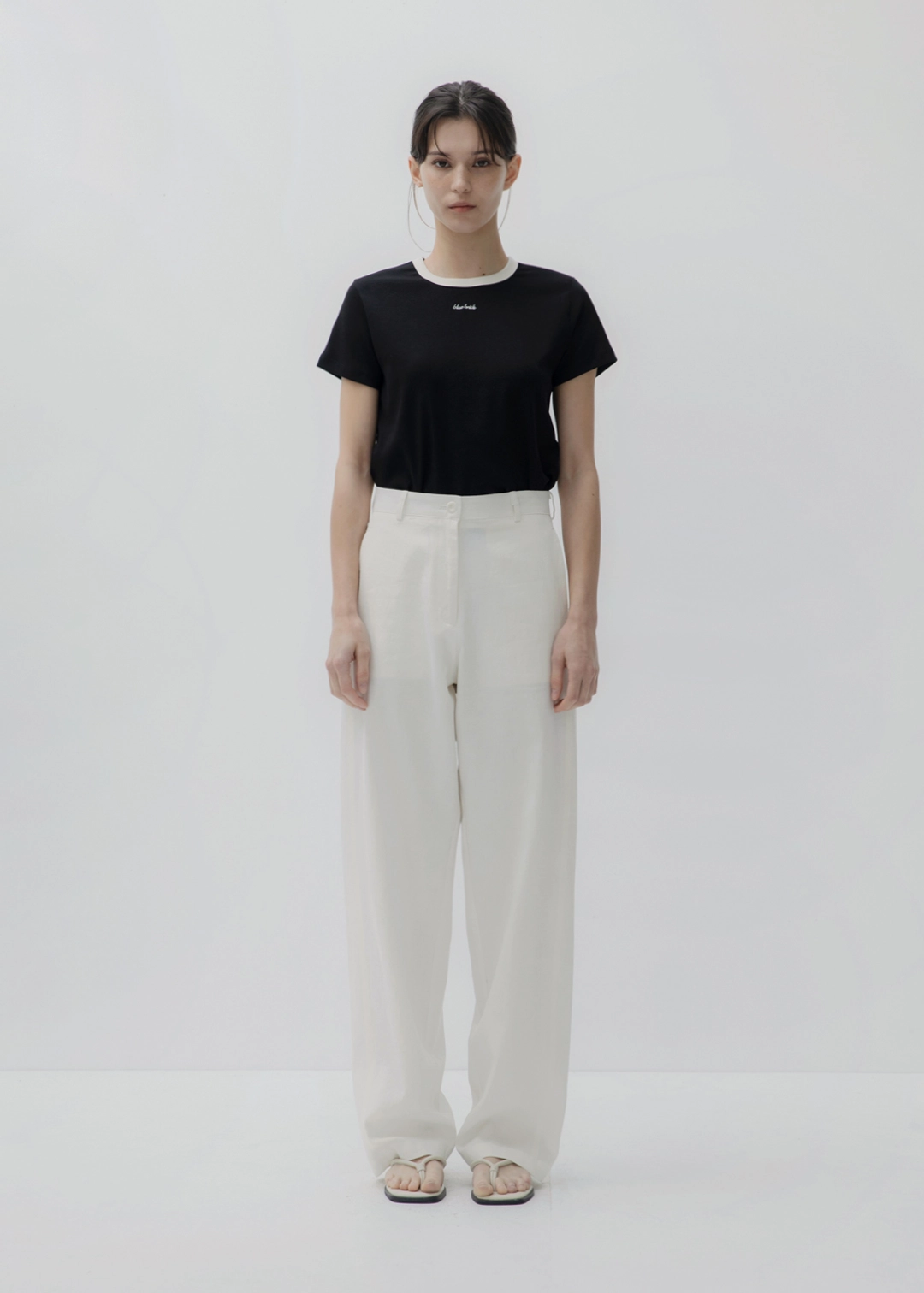 블루브릭 Linen cotton round pants (ivory) 상품 이미지 2