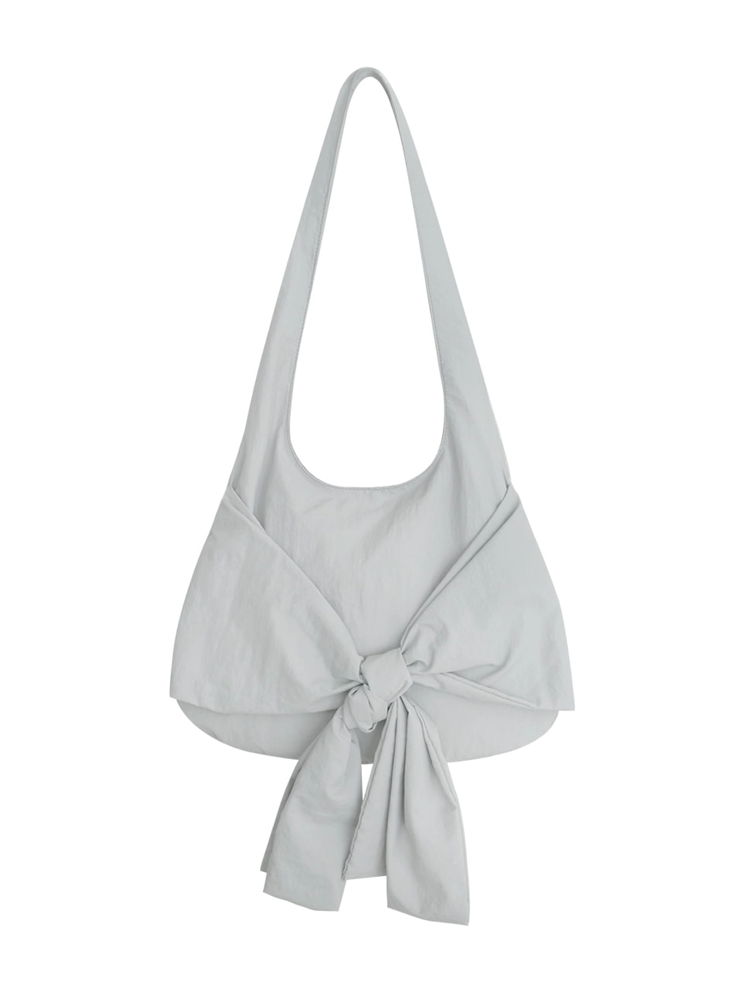 마가린핑거스 RIBBON STRAP HOBO BAG (LIGHT GREY) 상품 이미지 3