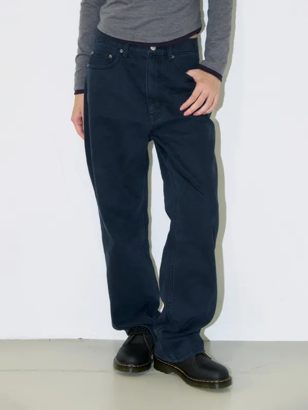Straight Work Jeans [Vintage Navy]