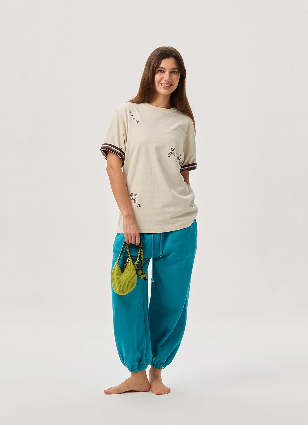 부디무드라 Jalan short sleeve (Unisex)_Summer Sand 상품 이미지 1
