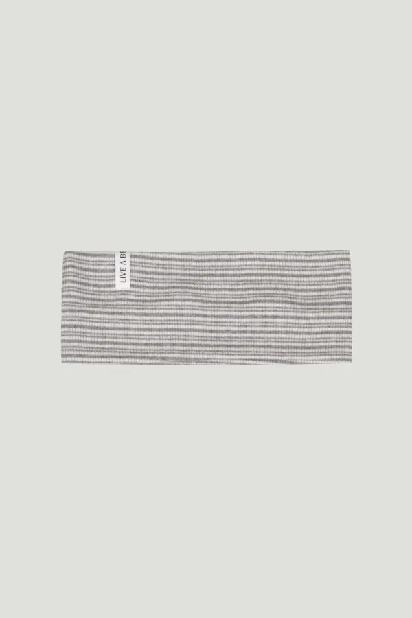 [L/V] Stripe Hair Band (grey)