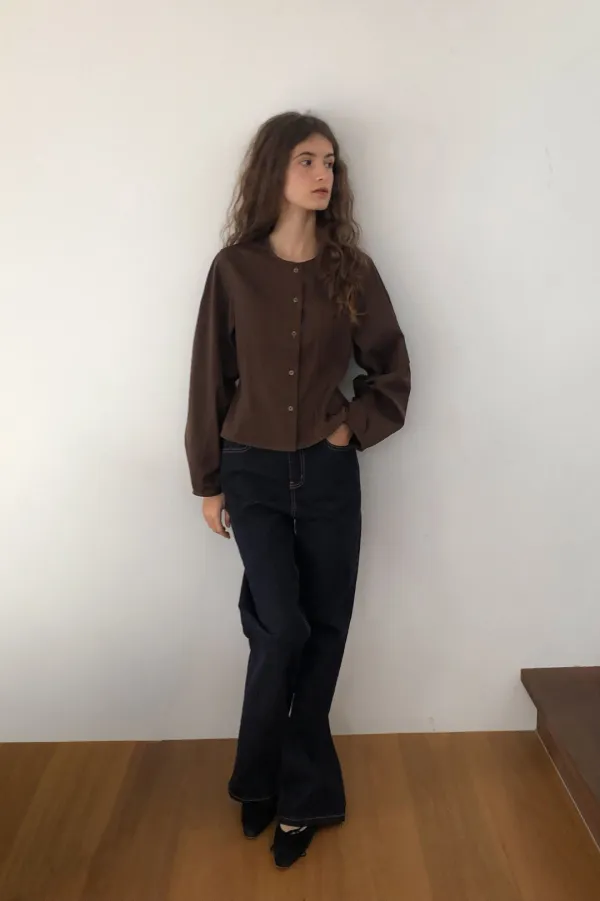 Gia Blouse / Brown