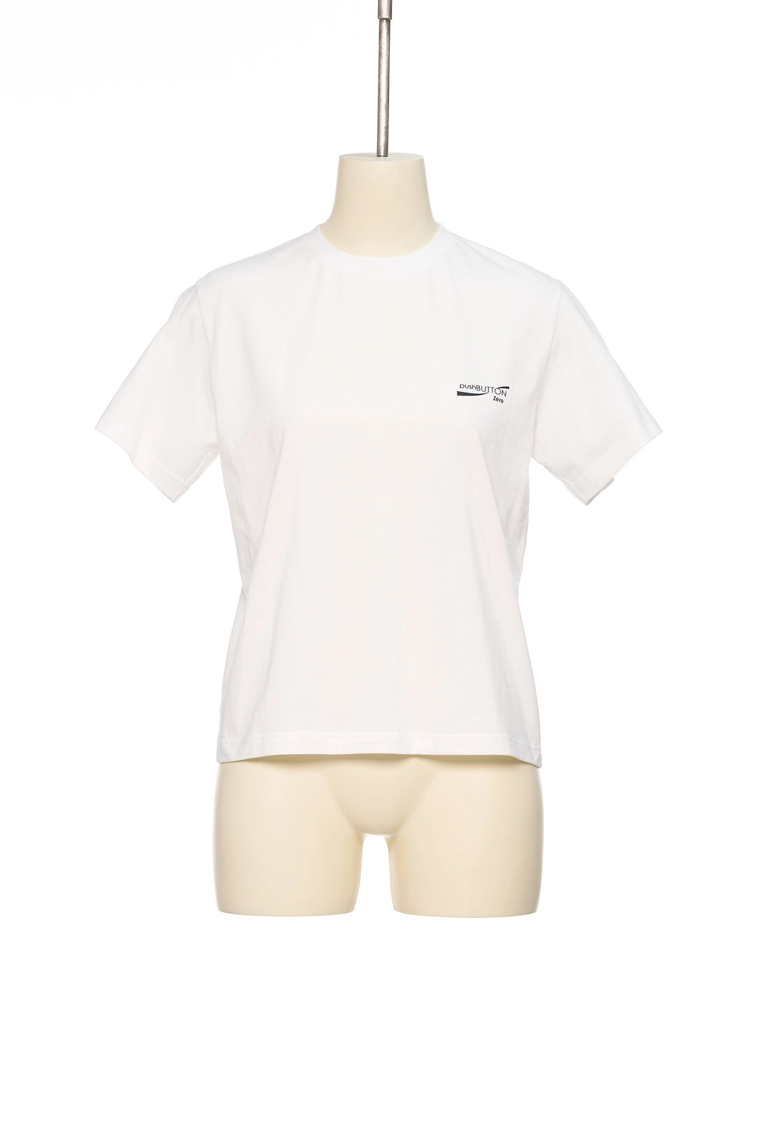 푸쉬버튼 SS26 ZERO WHITE UNISEX LOGO T-SHIRT 상품 이미지 1
