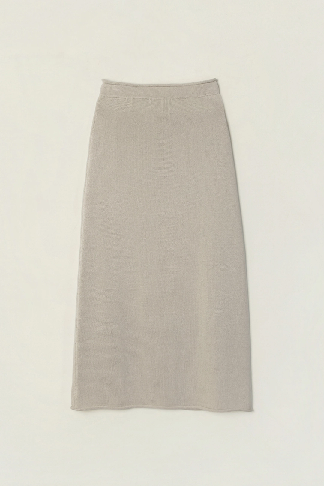 세이지먼트 MORIN LONG KNIT SKIRT_BEIGE 상품 이미지 1