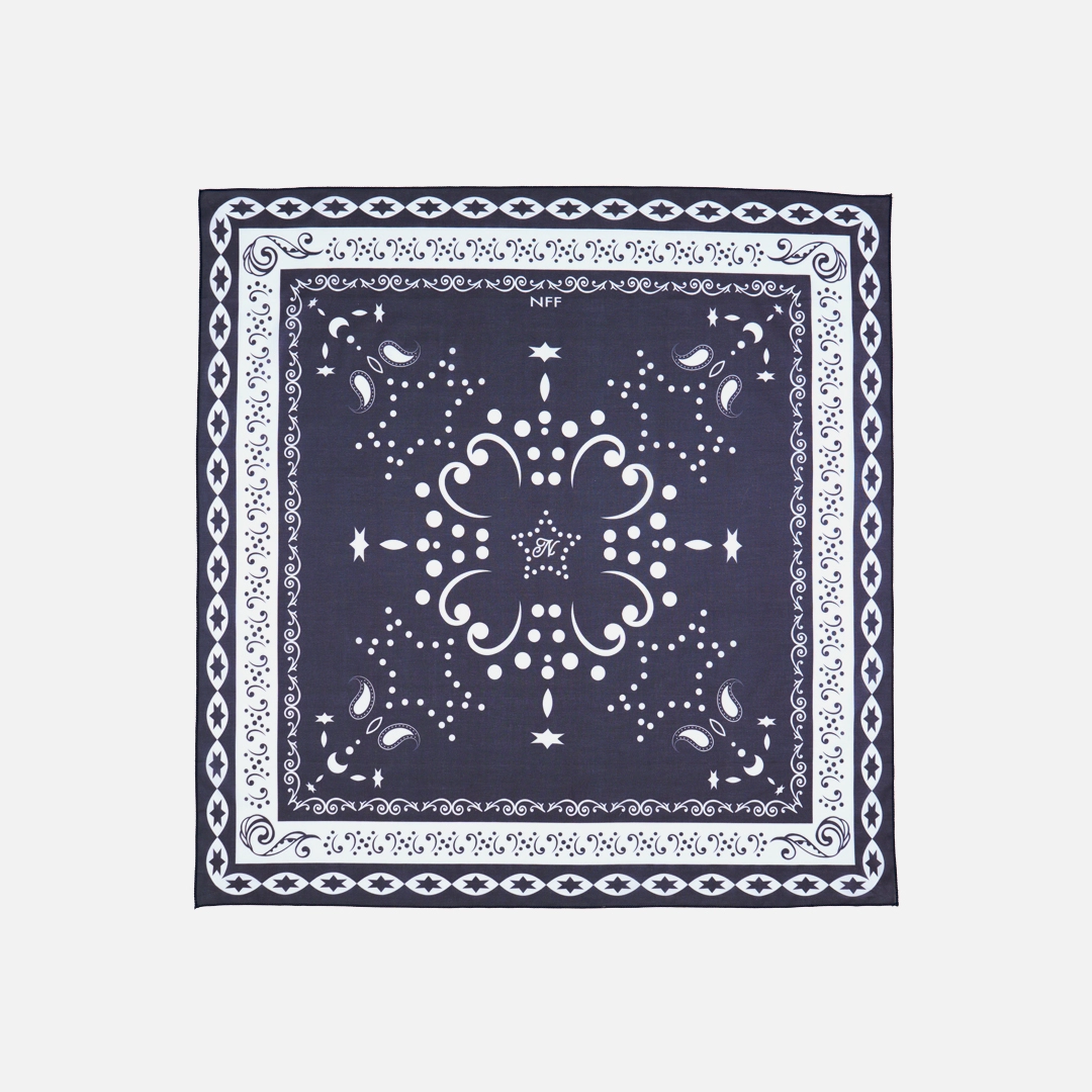 엔프프 nff western scarf-navy 상품 이미지 1