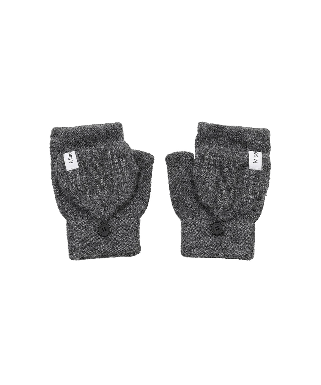 미세키서울 Flip-top gloves CHARCOAL 상품 이미지 1