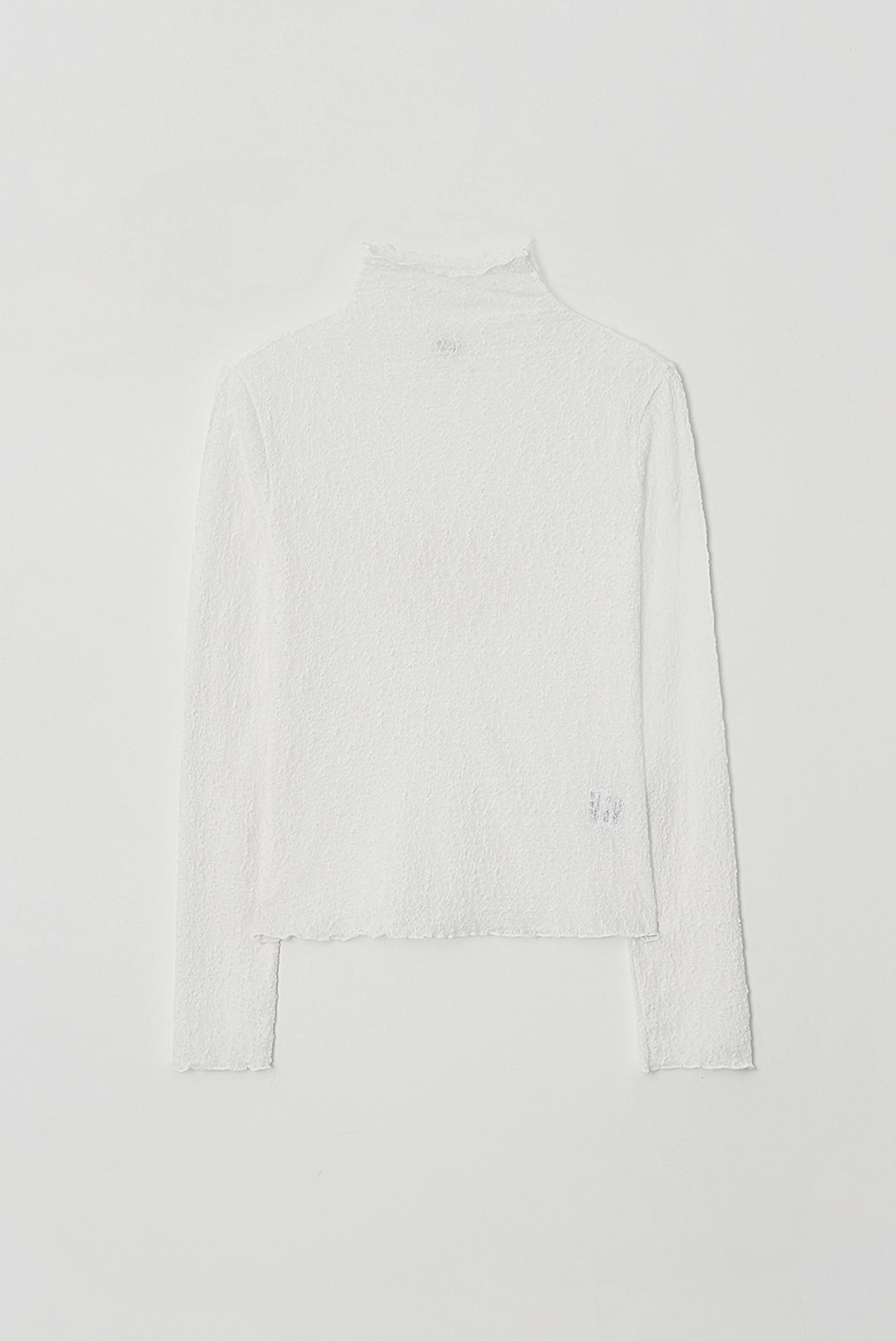 브렌다 브렌든 lace layered tee - ivory 상품 이미지 2