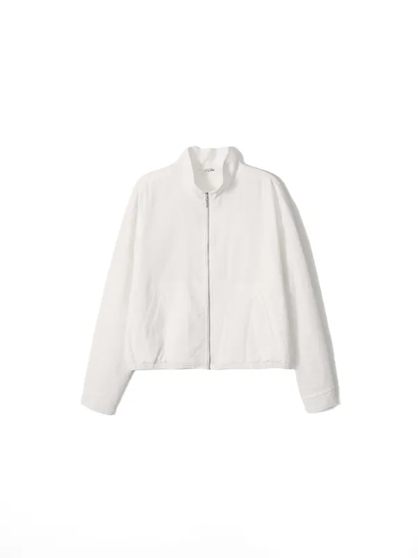Punching Lace Blouson Off-White