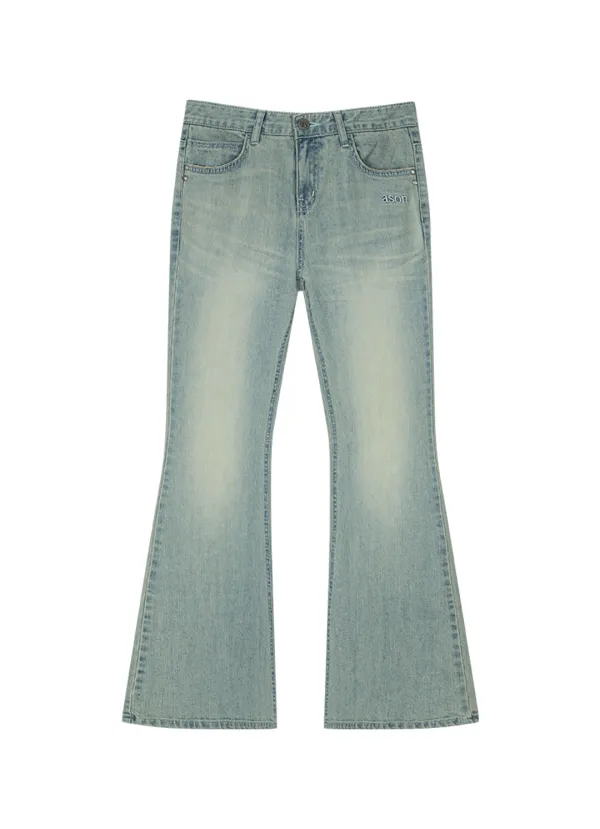 DAWN BOOTCUT DENIM PANTS / LIGHT BLUE