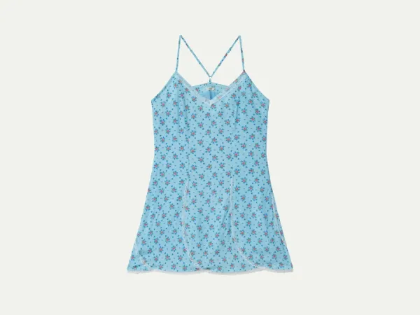 Via Wendy floral mini onepiece (Blue flower)