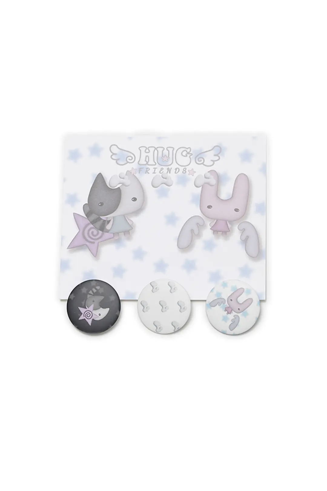 허그유어스킨 HUG friends pin button 상품 이미지 1