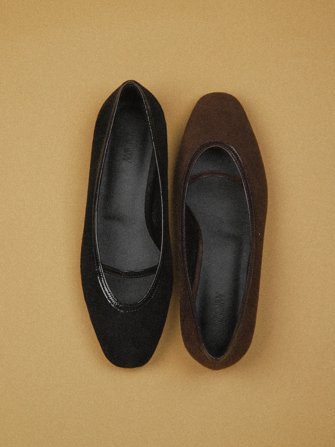 러브듀이 [바로배송] [new color] SILHOUETTE flat (round toe) / 브라운스웨이드 상품 이미지 2