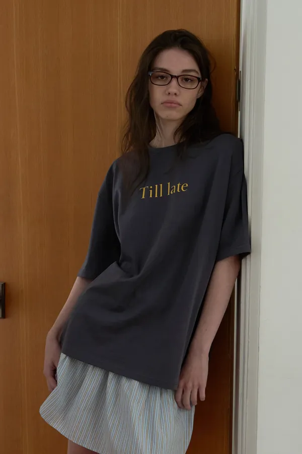Till logo t-shirt_charcoal