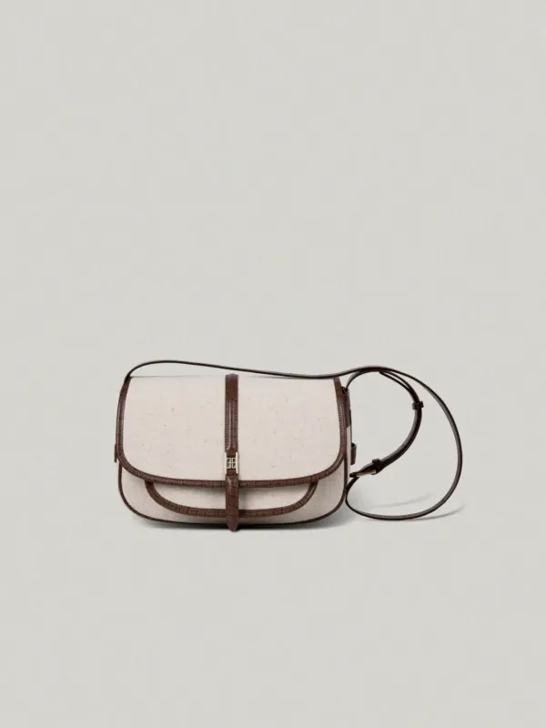 Classic Logo Mini Post Bag Brown - canvas클래식 로고 미니 포스트백 - 캔버스
