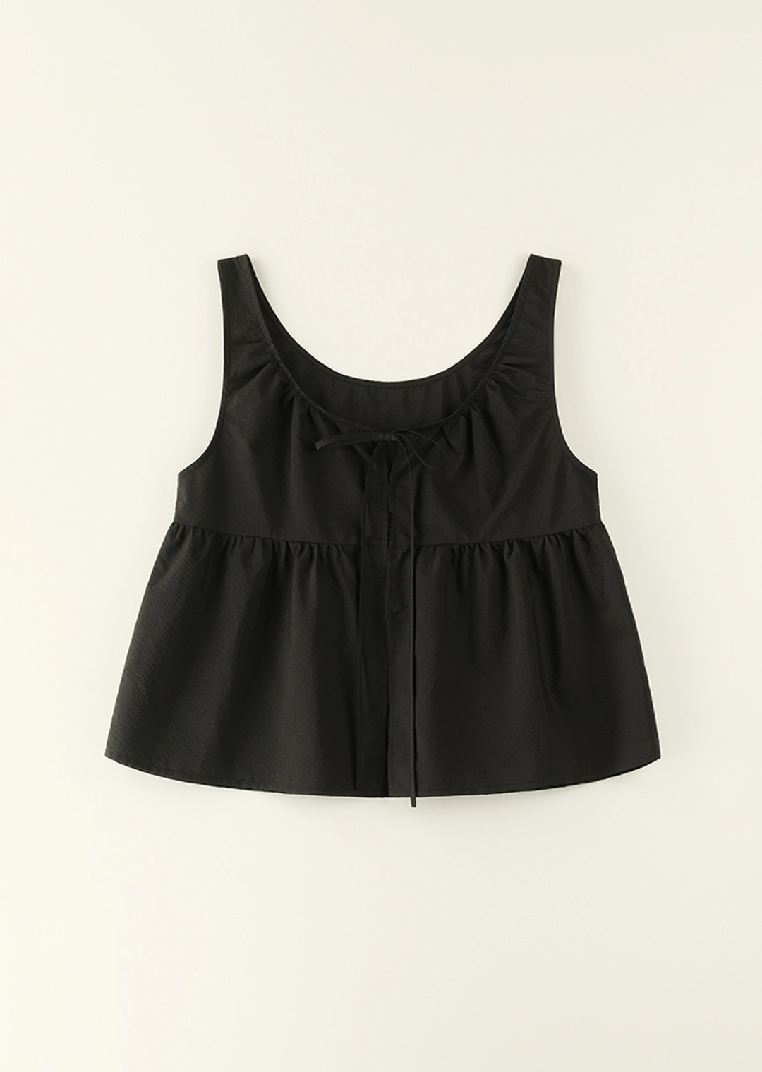 하베크 Shirring blouse / Black 상품 이미지 2