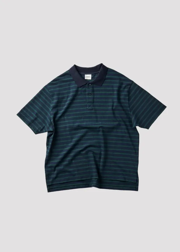 POLO T SHIRT FLAT LOVE NAVY STRIPE