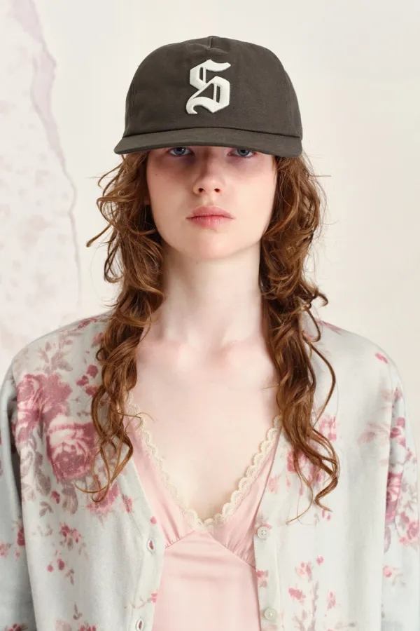 S SYMBOL BALL CAP, BROWN